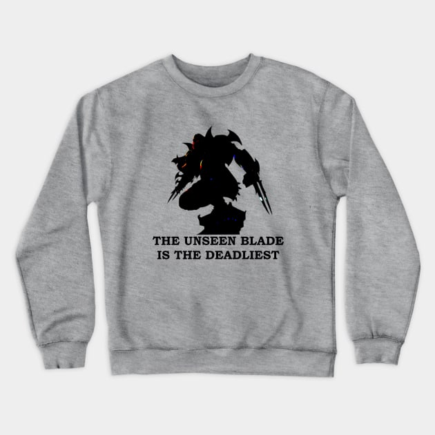 The Unseen Blade Is The Deadliest Crewneck Sweatshirt by MandalaHaze